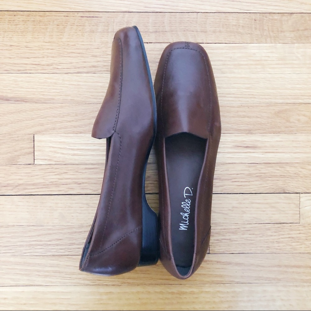 Michelle D 100% Leather Loafers